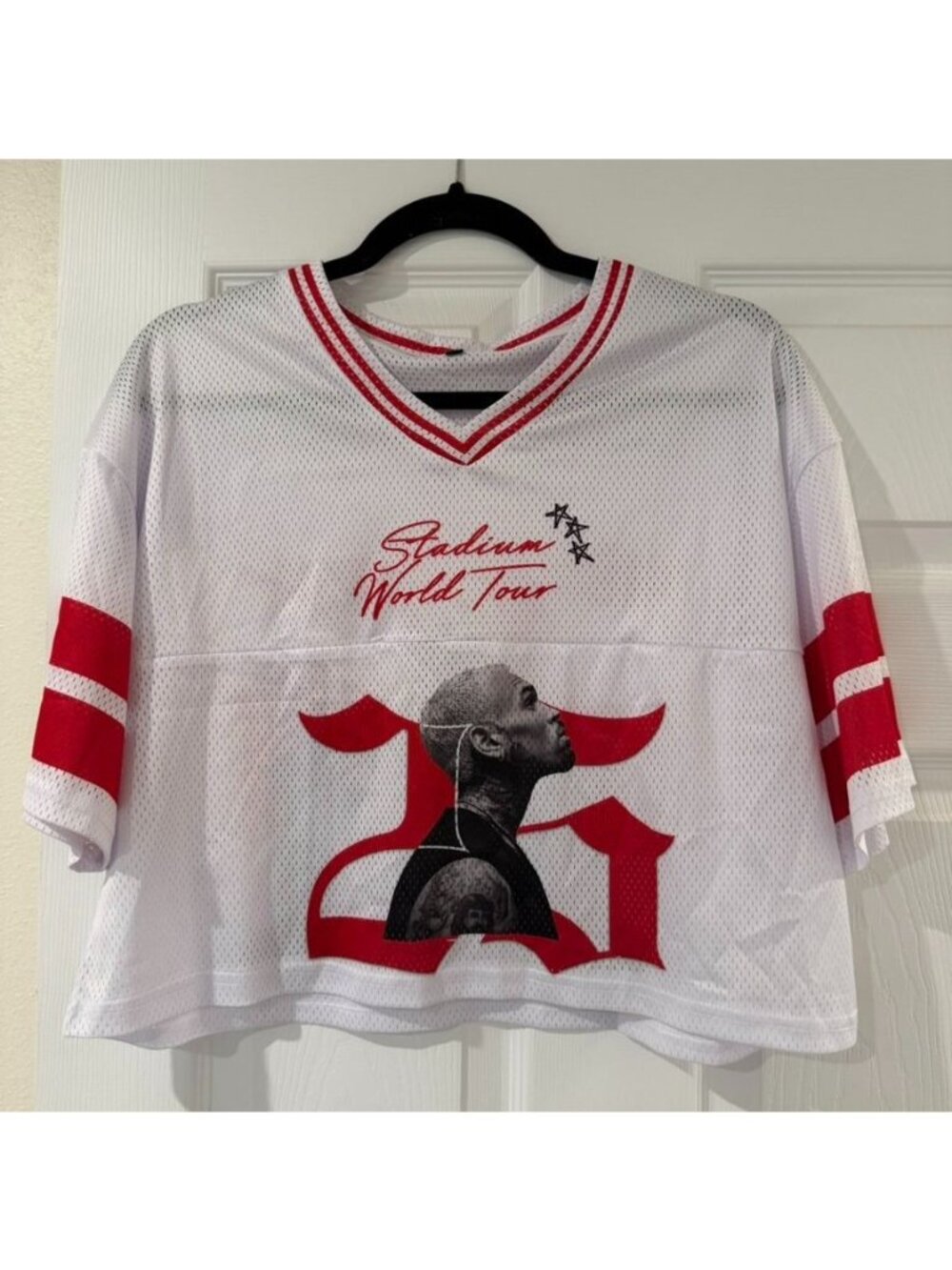 Limited Edition FanFitCheck Chris Brown Breezy Bowl 20 Jersey Size Large